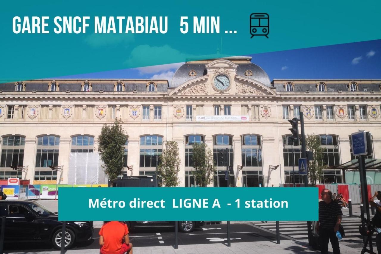 Le Jolimont - Toulousecozyflat Centre - Terrasse - Parking - Metro Apartment Bagian luar foto