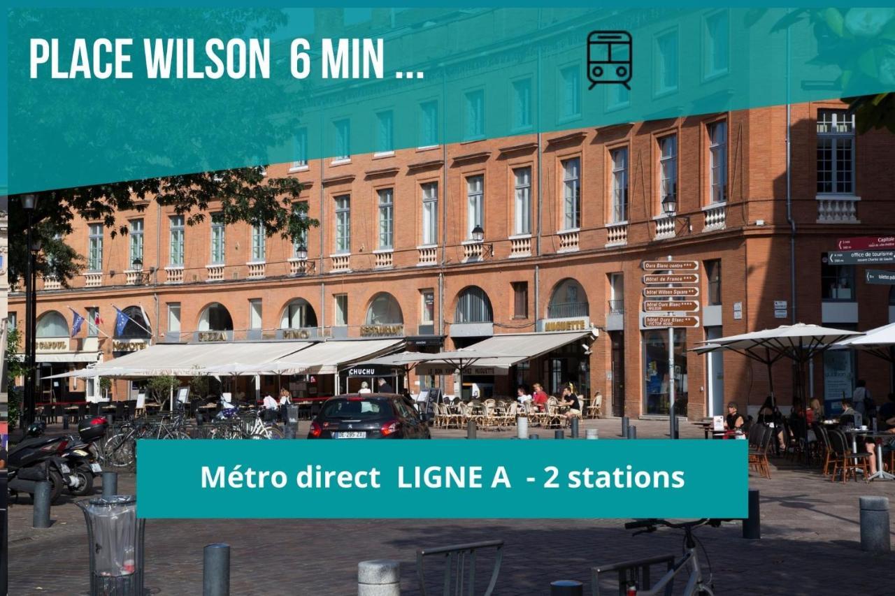 Le Jolimont - Toulousecozyflat Centre - Terrasse - Parking - Metro Apartment Bagian luar foto