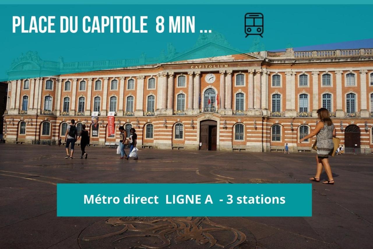 Le Jolimont - Toulousecozyflat Centre - Terrasse - Parking - Metro Apartment Bagian luar foto